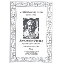 Jesu meine Freude, Viola - Johann Ludwig Krebs