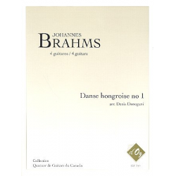 Danse hongroise no.1 pour 4 guitares - Johannes Brahms