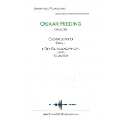Concerto e-Moll op.35 (+CD) -Oskar Rieding