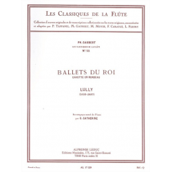 LULLY/GAUBERT : CLASSIQUE FLUTE N033 - Jean-Baptiste Lully