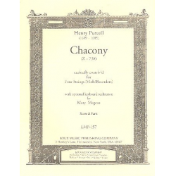Chacony for 4 strings or recorders - Henry Purcell