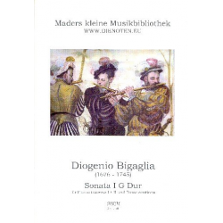 Sonate G-Dur Nr.1 - Diogenio Bigaglia