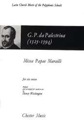 Missa Papae Marcelli for mixed chorus - Giovanni da Palestrina