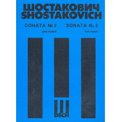 Sonate Nr.2 op.61 für Klavier - Dmitri Shostakovitch / Schostakowitsch