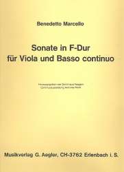 Sonate F-Dur für Viola und Bc - Benedetto Marcello
