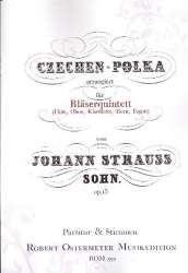 Czechen-Polka für Flöte, Oboe, Klarinette, - Johann Strauß / Strauss (Sohn)