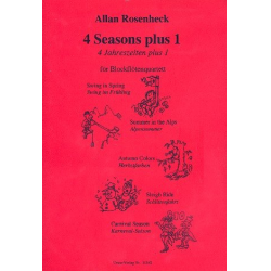 4 Seasons plus 1 für 4 Blockflöten (SATB) - Allan Rosenheck