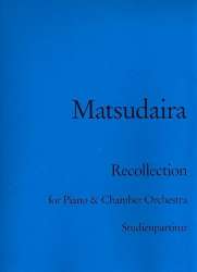 Recollection für Klavier und - Yori-Aki Matsudaira