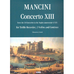 Concerto no.13 per flauto, 2 violini - Francesco Mancini