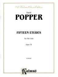Popper: Fifteen Etudes for Cello; Op, 76 - David Popper