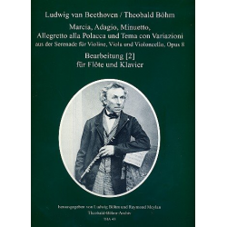 Serenade op.8 (Auszüge) für Flöte und Klavier - Ludwig van Beethoven