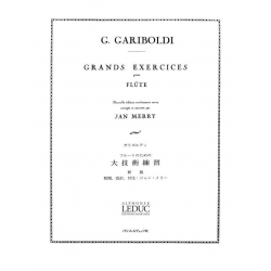 Grands Exercices : pour flûte -Giuseppe Gariboldi