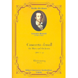 Konzert d-Moll Murray C39  für Horn - Francesco Antonio Rosetti (Rößler)