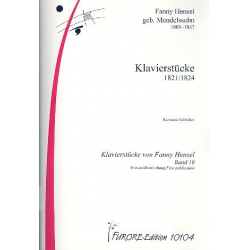 Klavierstücke 1821-1824 - Fanny Cecile Mendelssohn (Hensel)