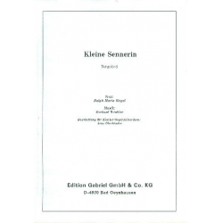 Kleine Sennerin: für Klavier - Gerhard Winkler