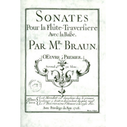 6 Sonates op.1 - Jean Daniel Braun