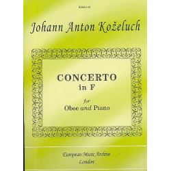 Concerto in F for oboe and piano - Jan Kozeluh
