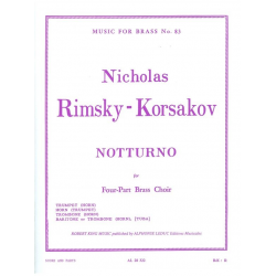 Notturno : for trumpet (horn), horn - Nicolaj / Nicolai / Nikolay Rimskij-Korsakov