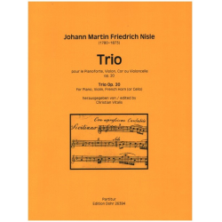 Trio op.20 - Johann Martin Friedrich Nisle