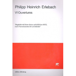 6 Ouvertures Band 2 (nos.4-6) - Philipp Heinrich Erlebach