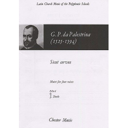 SICUT CERVUS MOTET FOR 4 VOICES - Giovanni da Palestrina