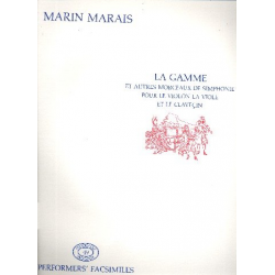 La gamme et autres morceaux de simphonie - Marin Marais