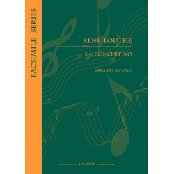Concertino no.3 pour  trompette et piano - Rene Louthe