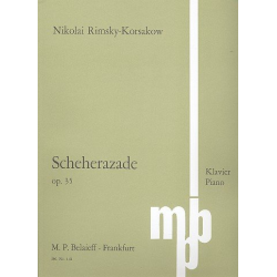 Scheherazade op.35 für Klavier - Nicolaj / Nicolai / Nikolay Rimskij-Korsakov / Arr. Paul Gilson