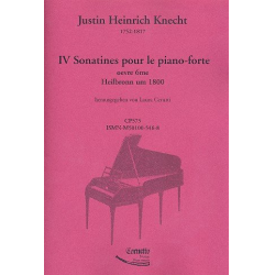 4 Sonatinen op.6 - Justin Heinrich Knecht