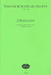 2 Sonaten für Viola da gamba (Violine) - Theodor Schwartzkopff
