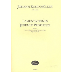 Lamentations Jeremiae Prophetae Band 2 - Johann Rosenmüller
