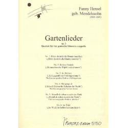 Gartenlieder op.3 - Fanny Cecile Mendelssohn (Hensel)