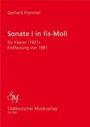 Sonate I für Klavier (1931) - Gerhard Frommel