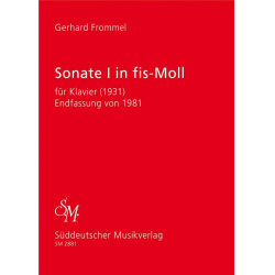 Sonate I für Klavier (1931) -Gerhard Frommel