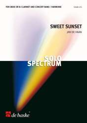 Sweet Sunset - Solo für Oboe und Blasorchester - Jan de Haan