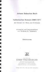 Italienisches Konzert G-Dur BWV971 für - Johann Sebastian Bach
