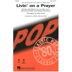 Livin' on a Prayer - Jon Bon Jovi / Arr. Mac Huff