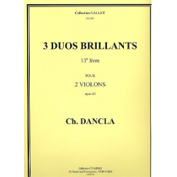 Duos brillants vol.13 op.63 - Jean Baptiste Charles Dancla