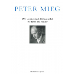 Drei Gesänge nach Hofmannsthal - Peter Mieg