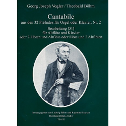Cantabile aus 32 Préludes Nr.2 - Abt Georg Joseph Vogler