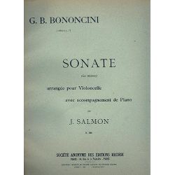 Sonate en la mineur R386 pour violoncelle - Giovanni Bononcini