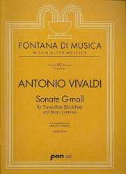 Sonate g-Moll für Traversflöte - Antonio Vivaldi