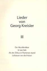 Lieder von Georg Kreisler Band 3 - Georg Kreisler