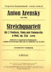 Streichquartett a-Moll op.35a - Anton Stepanowitsch Arensky