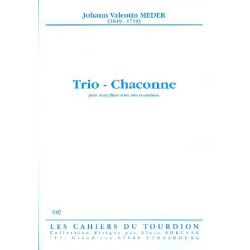 Trio-Chaconne pour 2 flutes - Johann Valentin Meder