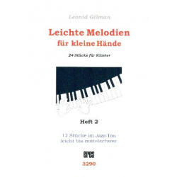 Leichte Melodien für kleine Hände Band 2 (Nr.13-24) - Leonid Gilman