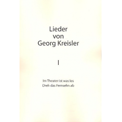 Lieder von Georg Kreisler Band 1 -Georg Kreisler