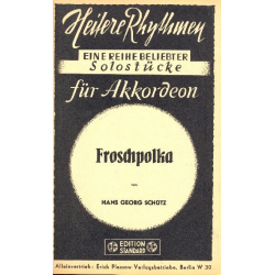 Froschpolka: für Salonorchester - Hans Georg Schütz