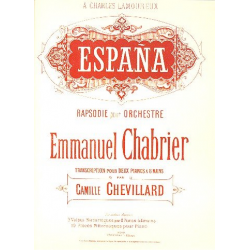 Espana for 2 piano 8 mains - Alexis Emmanuel Chabrier