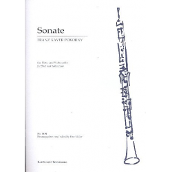 Sonate C-Dur für Flöte und Violoncello - Franz Xaver Pokorny